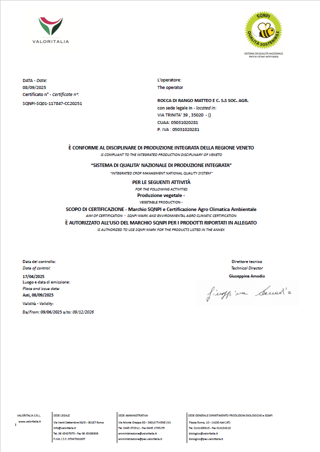Certificazioni SQNPI